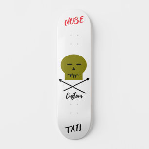 Skull de personalizable y Skateboard de travesía