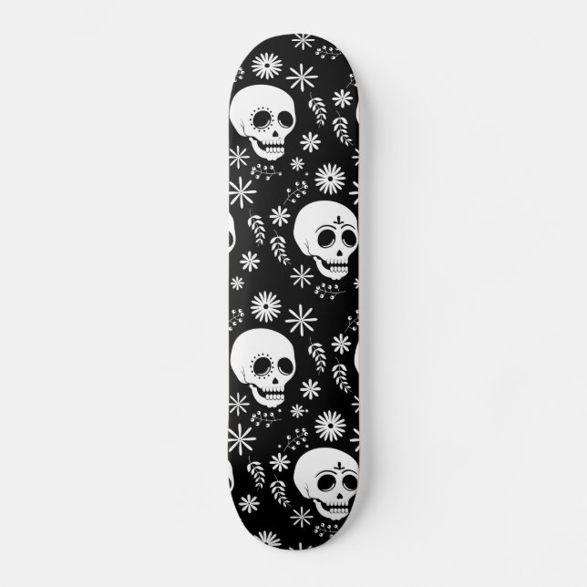 Skull Flower Skateboard (Anverso)