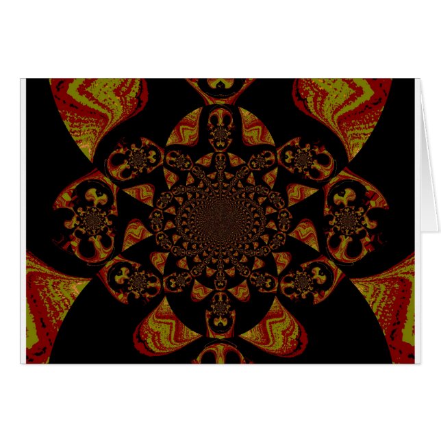 Skull Kaleidoscope Arte Imprimir (Anverso (Horizontal))