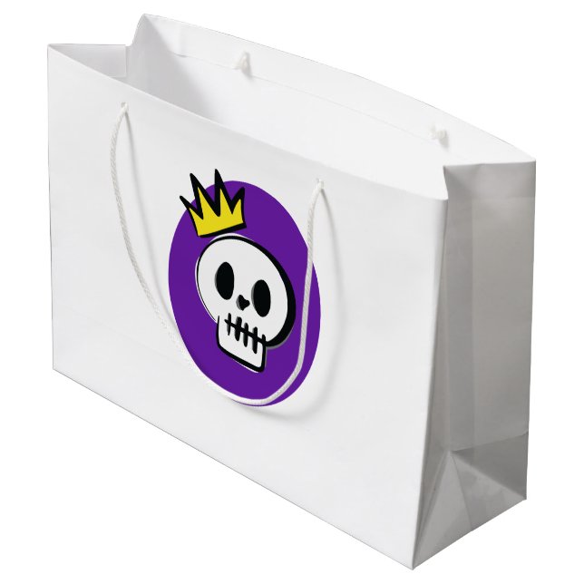 Skull King - Bolsa mínima de regalo de Halloween (Angulo reverso)
