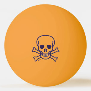 Skull n Bones amarillo resplandor 1 estrella bola