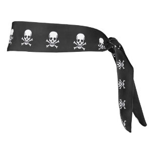 Skull n Bones banda de cabeza negra más