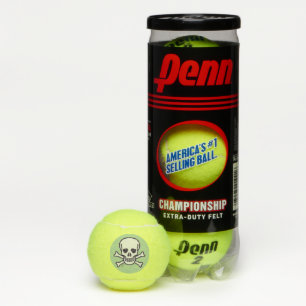 Skull n Bones bolas de tenis Penn verdes