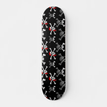 Skull n Bones Fiesta Pirate Skateboard