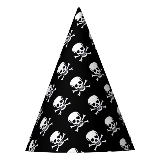 Skull n Bones gorras fiestas negros (Anverso)