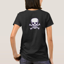 Skull n Bones mujeres camiseta negra