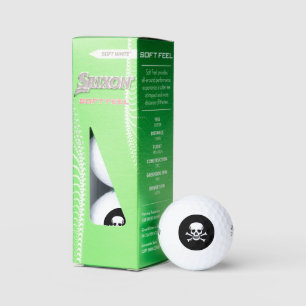 Skull n Bones Srixon negro tentar suave bolas de g