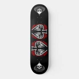 Skull Spades Skateboard