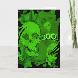 Skull Specters giran la tarjeta de halloween 'BOO!