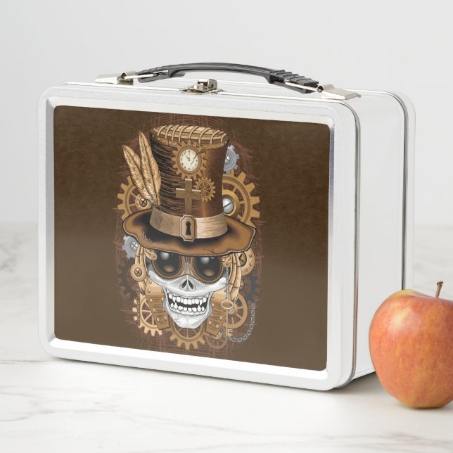 Skull Steampunk Voodoo Retro Machine (In situ)