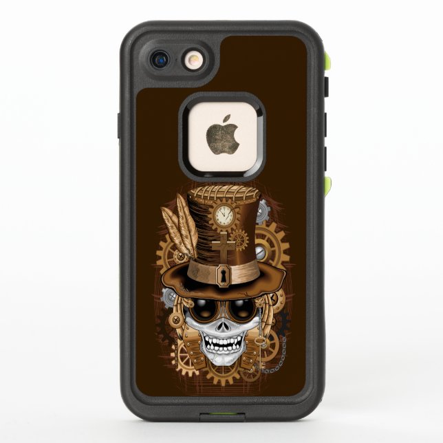 Skull Steampunk Voodoo Retro Machine (Reverso)