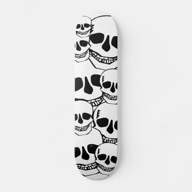 Skulls Black Skateboard deck (Anverso)