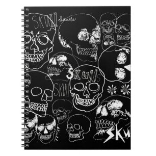 Skulls de cuadernos blancos