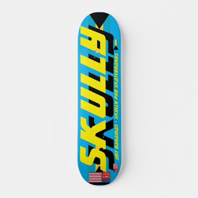SKULLY JMT ST.LUCIA 7 3/4" Tabla de Skateboard (Anverso )