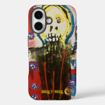 Skully Skull IPhone 16 Funda
