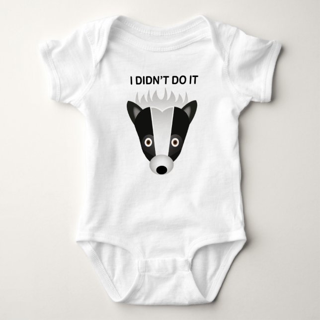 Skunk - Baby Jersey Bodysuit (Anverso)