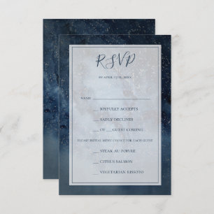 Sky Celestial Con Tarjeta RSVP Elección De Menú De
