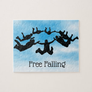 Skydiving Free Falling Design Puzzle