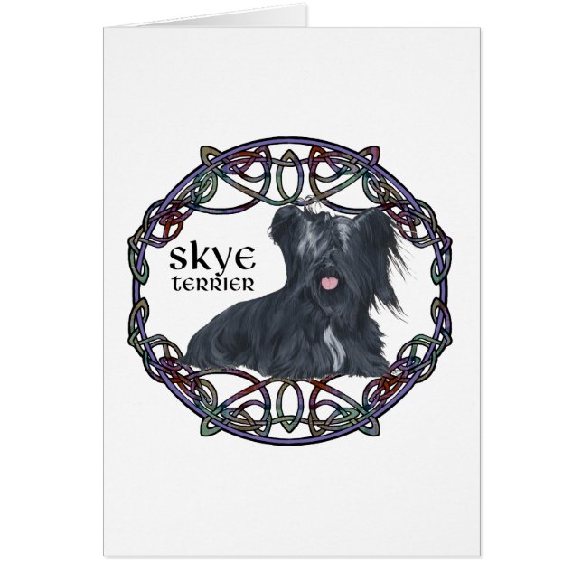 Skye Terrier en Nudo Celta (Frente)
