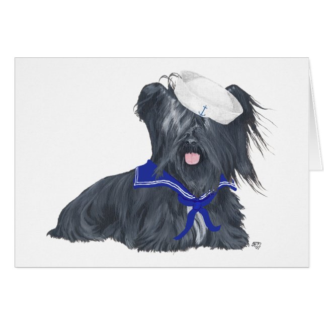Skye Terrier Sailor (Anverso (Horizontal))