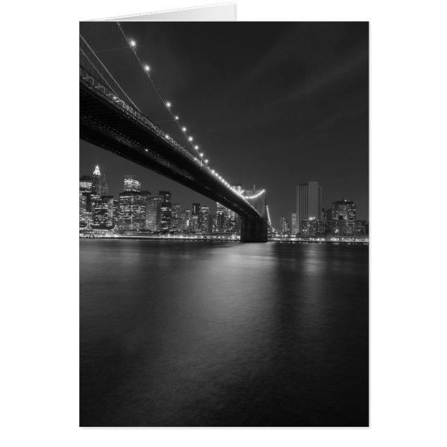 Skyline Black White New York (Frente)