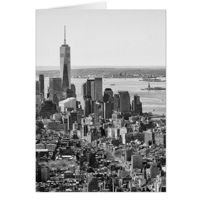 Skyline Black White New York (Frente)