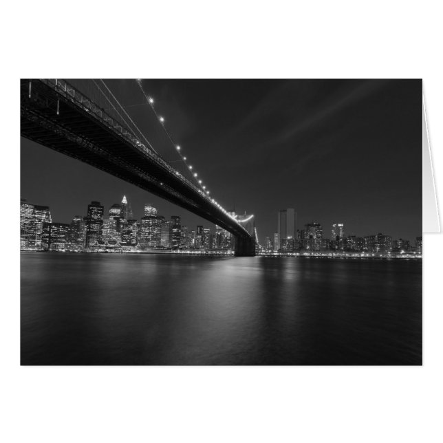 Skyline Black White New York (Anverso (Horizontal))