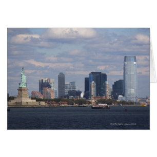Skyline con la Estatua de la Libertad