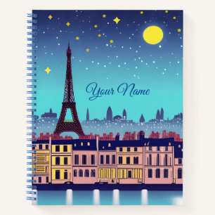 Skyline de la fantasía de París bajo el diario Sta