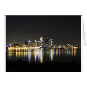 Skyline de Louisville por la noche
