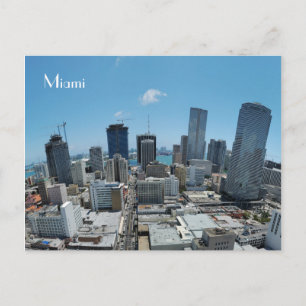 Skyline de Miami - Tarjeta postal