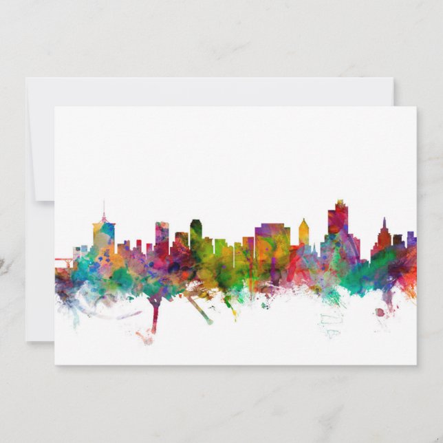 Skyline de Tulsa Oklahoma (Anverso)