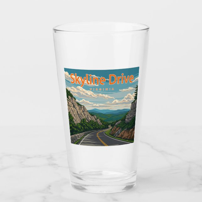 Skyline Drive Virginia Landscape (Anverso)