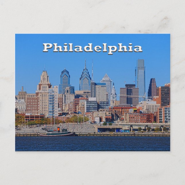 Skyline Philadelphia, postal Medium View II (Anverso)
