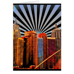 Skyline Pop Art Sunrise