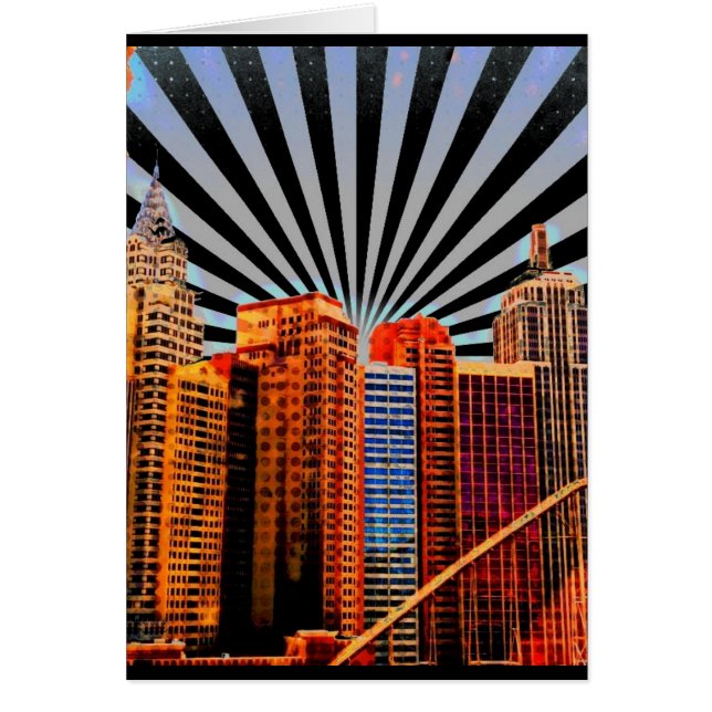 Skyline Pop Art Sunrise (Frente)