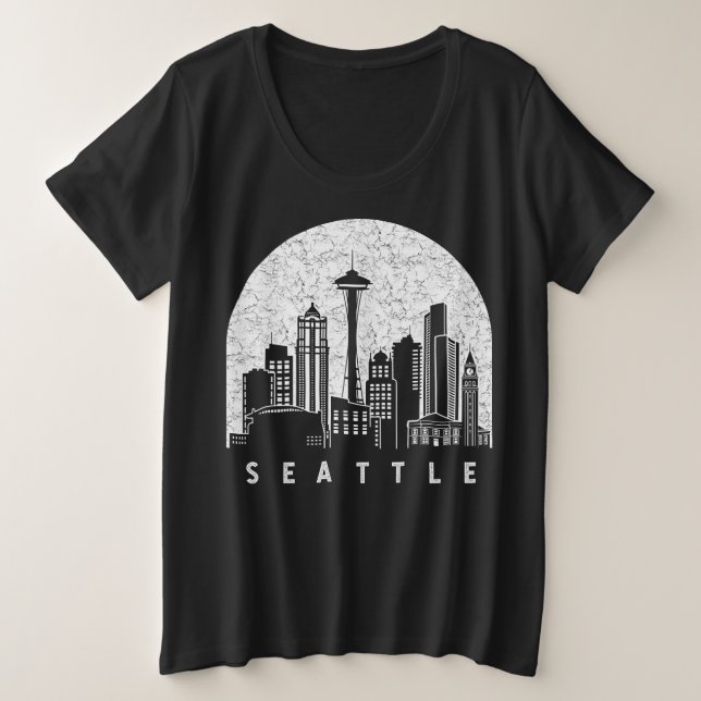Skyline Seattle Washington (Anverso del diseño)