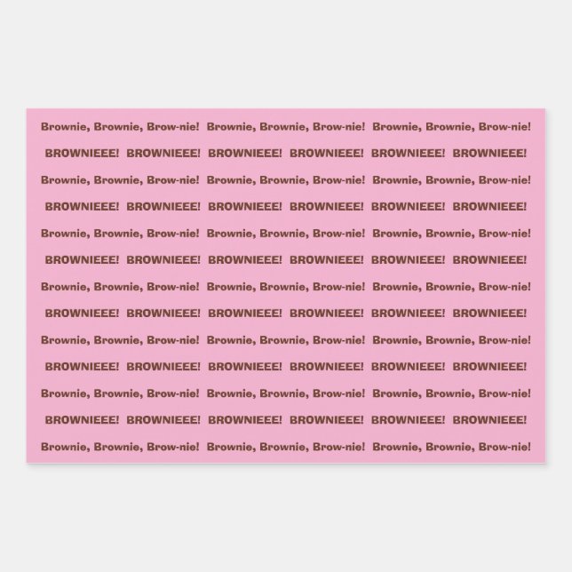 ¡SKZ BROWNIEEE! Papel de regalo (Anverso)