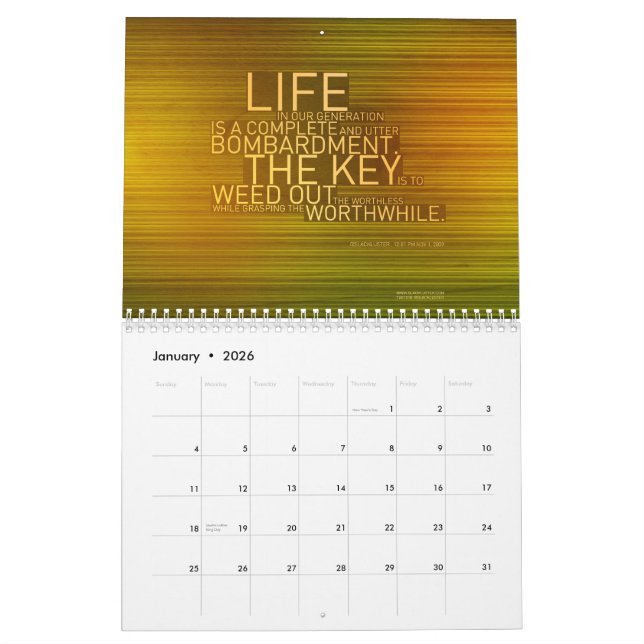 @slackluster: El calendario 2010 del gorjeo (Jan 2026)