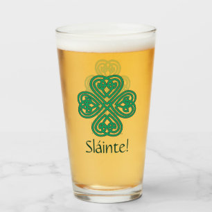 Sláinte irlandés Shamrock Green Celcky Clover
