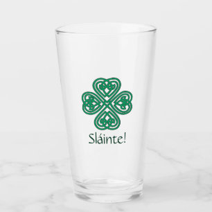 Sláinte irlandés Shamrock Green Celcky Clover