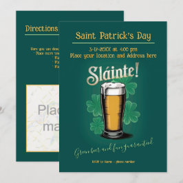 ¡Slàinte! Pinta de cerveza del Día de San Patricio