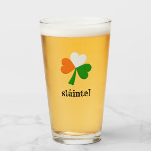 ¡Sláinte! Tostada irlandesa 16 onzas. Vaso de