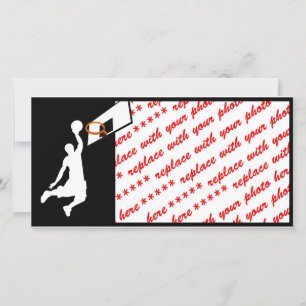 Slam Dunk Basketball Player - Silhouette blanca