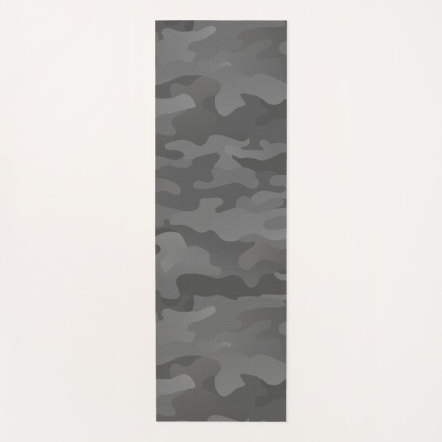 Slate Grey Stealth Camo Yoga Mat (Anverso)