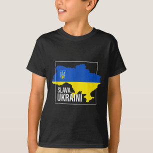 Slava Ukraini Gloria a Ucrania Camiseta Yo Apoyo a