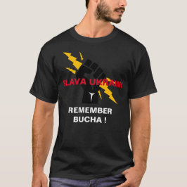 SLAVA UKRAINI RECUERDA LA Camiseta BUCHA