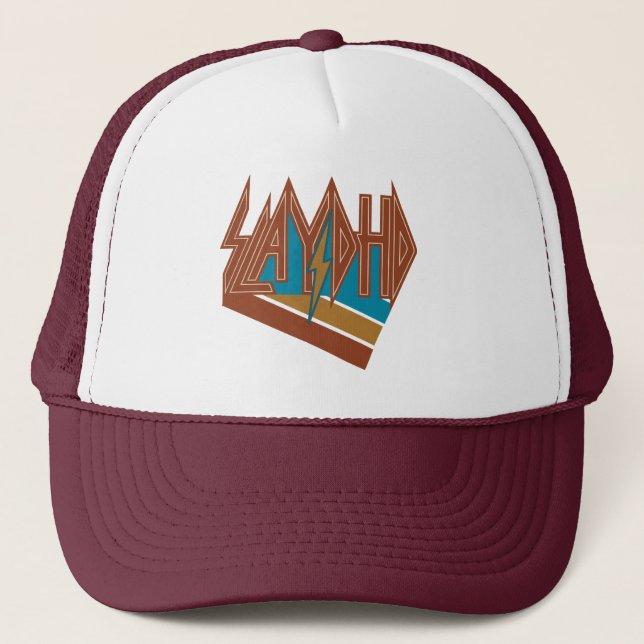 Slay-DHD Rock Band Gorra ADHD Trucker Hat (Anverso)