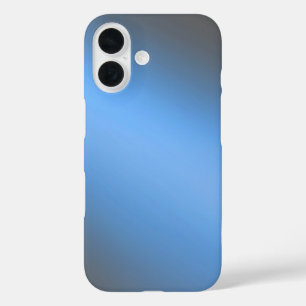 Sleek Blue Ombre - Funda para iPhone 16