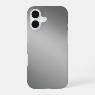 Sleek Gray Ombre - Funda para iPhone 16